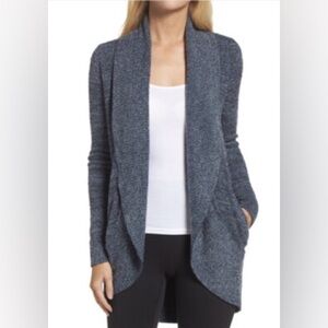 Barefoot Dreams CozyChic Lite Circle Cardi Grey Cardigan Size XS/S